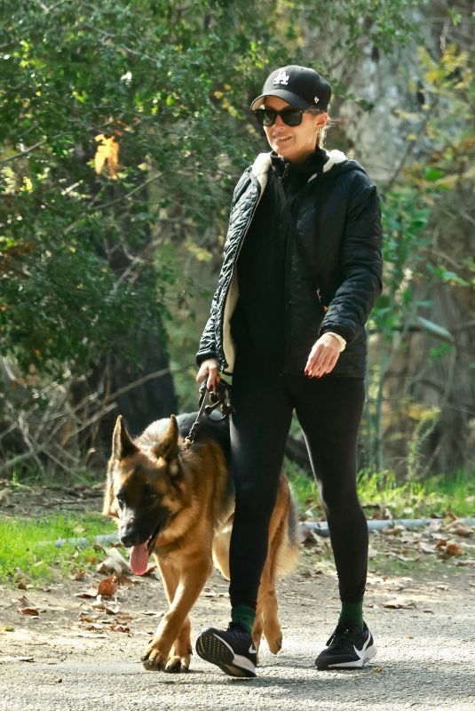 NICOLE RICHIE and Joel Out with Their Dogs in Los Angeles 11/20/2021
