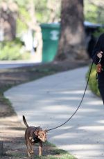 NICOLE RICHIE Out with Her Dog in Beverly Hills 11/10/2021
