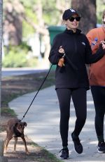 NICOLE RICHIE Out with Her Dog in Beverly Hills 11/10/2021