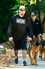 NICOLE RICHIE Out with Her Dog in Los Angeles 11/23/2021