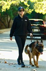 NICOLE RICHIE Out with Her Dog in Los Angeles 11/23/2021