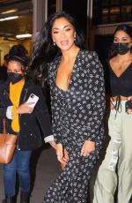 NICOLE SCHERZINGER Arrives at Empire State Building in New York 11/12/2021