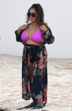 NICOLE SNOOKI POLIZZI in Bikini and DEENA CORTESE Out at a Beach in Florida Keys 11/05/2021