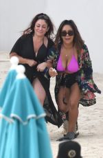 NICOLE SNOOKI POLIZZI in Bikini and DEENA CORTESE Out at a Beach in Florida Keys 11/05/2021