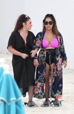 NICOLE SNOOKI POLIZZI in Bikini and DEENA CORTESE Out at a Beach in Florida Keys 11/05/2021