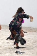 NICOLE SNOOKI POLIZZI in Bikini and DEENA CORTESE Out at a Beach in Florida Keys 11/05/2021