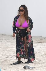NICOLE SNOOKI POLIZZI in Bikini and DEENA CORTESE Out at a Beach in Florida Keys 11/05/2021