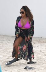 NICOLE SNOOKI POLIZZI in Bikini and DEENA CORTESE Out at a Beach in Florida Keys 11/05/2021