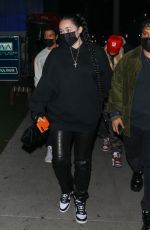 NOAH CYRUS Out for Dinner in Los Angeles 11/05/2021