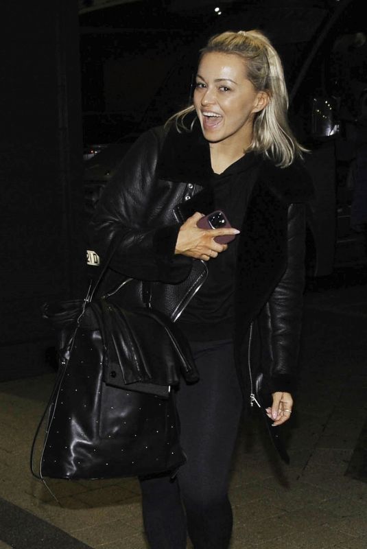 OLA JORDAN Leaves Rehearsals at Blackpool Winter Gardens 11/15/2021