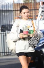 OLIVIA JADE GIANNULLI Carrying Coffee for Her Friends at Studio in Los Angeles 11/05/2021