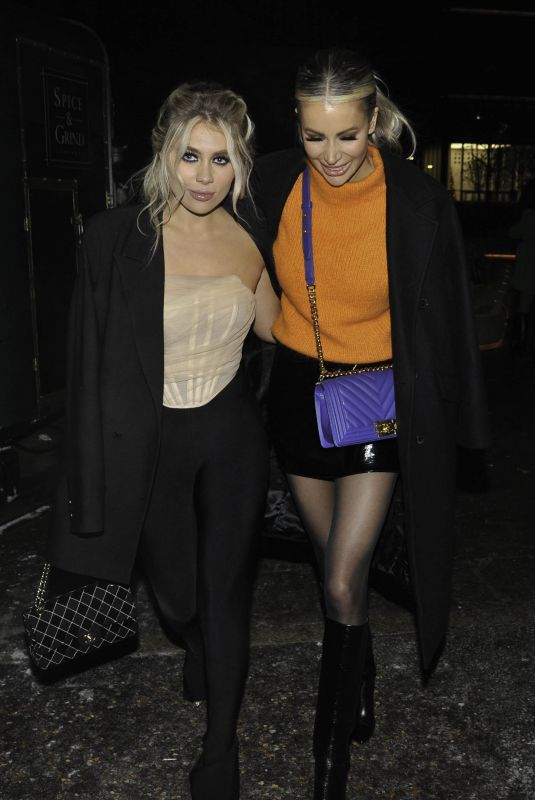 OLIVIA QTTWOOD and PAIGE TURLEY Night Out in Manchester 11/28/2021