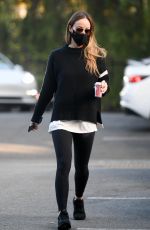 OLIVIA WILDE Out for Coffee in Los Angeles 11/05/2021