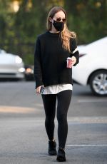 OLIVIA WILDE Out for Coffee in Los Angeles 11/05/2021