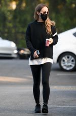 OLIVIA WILDE Out for Coffee in Los Angeles 11/05/2021