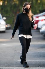 OLIVIA WILDE Out for Coffee in Los Angeles 11/05/2021