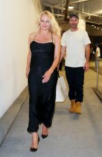 PAMELA ANDERSON Out in Beverly Hills 11/05/2021