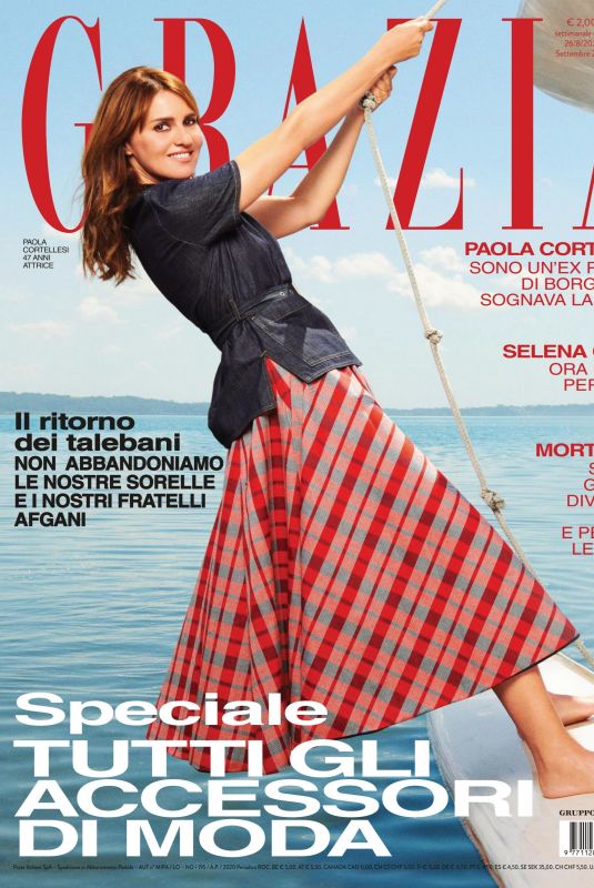 PAOLA CORTELLESI for Grazia Magazine, Italy September 2021