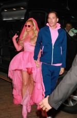 PARIS HILTON and Carter Reum Arrives at Their Wedding Celebrations at Santa Monica Pier 11/12/2021