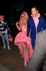 PARIS HILTON and Carter Reum Arrives at Their Wedding Celebrations at Santa Monica Pier 11/12/2021