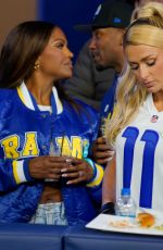 PARIS HILTON at Los Angeles Rams vs Tennessee Titans Game at SoFi Stadium in Inglewood 11/07/2021