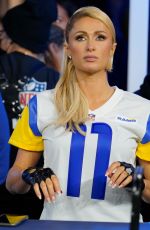 PARIS HILTON at Los Angeles Rams vs Tennessee Titans Game at SoFi Stadium in Inglewood 11/07/2021