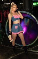 PARIS HILTON in The Simple Life Costume in Los Angeles 10/13/2021