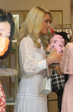 PARIS HILTON Out to Trying Her Wedding Dress in Hollywood 11/05/2021