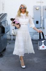 PARIS HILTON Out to Trying Her Wedding Dress in Hollywood 11/05/2021