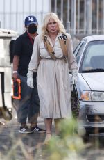 PATRICIA ARUQETTE on the Set of High Desert in Santa Clarita 11/15/2021