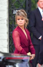 PAULA ABDUL Arrives at Paris Hilton and Carter Reum