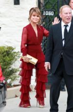 PAULA ABDUL Arrives at Paris Hilton and Carter Reum