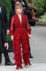 PAULA ABDUL Arrives at Paris Hilton and Carter Reum