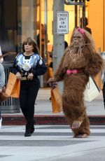 PAULA ABDUL on the Set of a Commercial at Rodeo Drive in Beverly Hills 11/09/2021