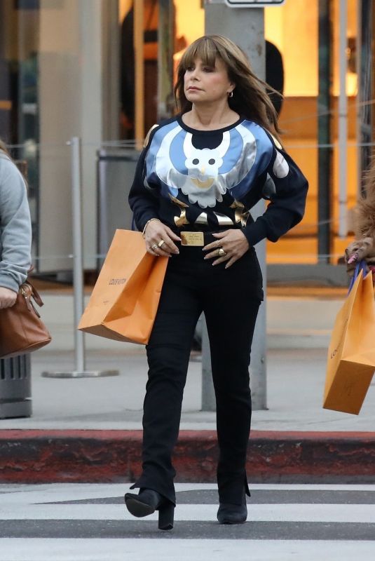 PAULA ABDUL on the Set of a Commercial at Rodeo Drive in Beverly Hills 11/09/2021
