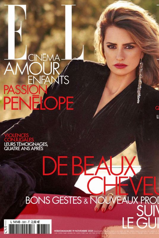 PENELOPE CRUZ in Elle Magazine, France November 2021