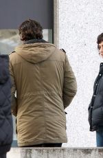 PENELOPE CRUZ on the Set of On the Fringe in Madrid 11/22/2021