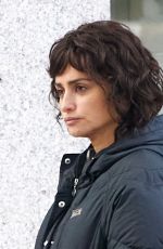 PENELOPE CRUZ on the Set of On the Fringe in Madrid 11/22/2021