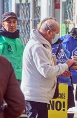 PENELOPE CRUZ on the Set of On the Fringe in Madrid 11/22/2021