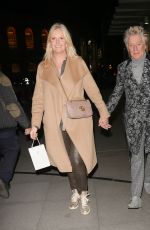 PENNY LANCASTER and Rod Stewart Arrives at The One Show in London 11/16/2021