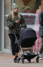 PERRIE EDWARDS Out with Her Baby in Wilmslow Cheshire 11/20/2021