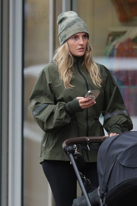 PERRIE EDWARDS Out with Her Baby in Wilmslow Cheshire 11/20/2021