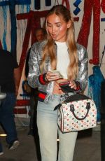 PIA MIA PEREZ Out for Dinner at Craig