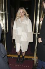 PIXIE LOTT and LADY KITTY SPENCER Leaves an After-party in London 11/09/2021
