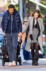 Pregnant BLAKE LIVELY and  Ryan Reynolds Out in New York 11/11/2021