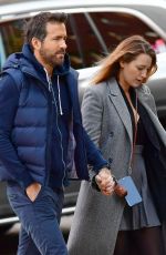 Pregnant BLAKE LIVELY and  Ryan Reynolds Out in New York 11/11/2021