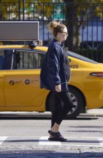 Pregnant JENNIFER LAWRENCE Out in New York 11/10/2021