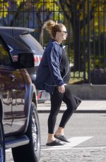 Pregnant JENNIFER LAWRENCE Out in New York 11/10/2021