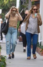 Pregnant JENNIFER LAWRENCE Out with a Friend in Los Angeles 11/18/2021