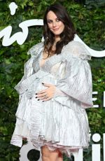 Pregnant KAYA SCODELARIO at 2021 British Fashion Awards in London 11/29/2021
